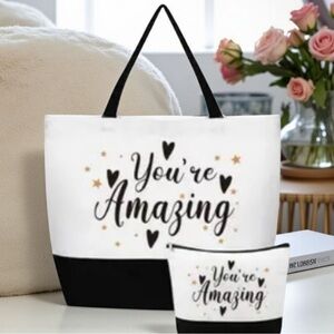 You're Amazing Tote and Pouch Set